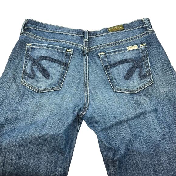 David Kahn Jeanswear Denim Bermuda Long Shorts Womens 30 Mid Rise Goblincore - Picture 3 of 11